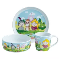Dětská sada nádobí Princezna, 3 díly
