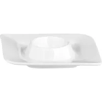 Stojánek na vajíčko porcelán Fantastic 11x11 cm, bílý