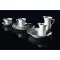 Podstawka do jajek porcelana Lilien Daisy, fioletowa
