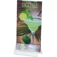 Stojan pro menu kartu plexi Gradwohl 11x6 cm