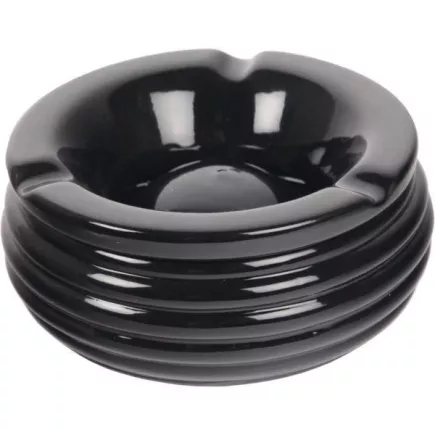 Ceramiczna popielniczka zewnętrzna Gastro 15 cm, czarna