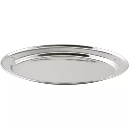 Bufetový Servírovací Tác Podnos Weis ovál 50x34,5 cm na ryby nerez
