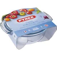 Naczynie do zapiekania z pokrywką, żaroodporne, Pyrex 25 cm