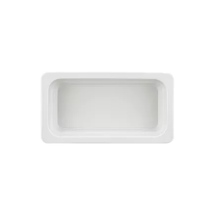 GN pojemnik gastronomiczny 1/3 , 325 x 176 mm, w = 65 mm, biały, porcelana, SCHÖNWALD