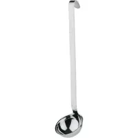 naběračka omáčky 38 cm bezespárá objem 0,125 l ohnutá hrana nerez APS