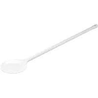 Łyżka kuchenna, biała, wysokiej jakości tworzywo sztuczne, odpowiednia do zmywarki, do kuchenki mikrofalowej , do temperatury do 225 C, 570 mm, WACA