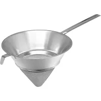 Spiczaste sito ze stali nierdzewnej Pujadas 24 cm, drobne dno