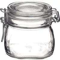 Zavařovací sklenice Bormioli Rocco Fido 500 ml, s patentním obloučkovým uzávěrem