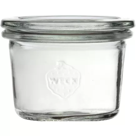 Słoiki Weck 80 ml, z pokrywką, uszczelką i klamrami