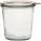 Słoiki do przetworów Weck 500 ml, z pokrywką, uszczelką i klamrami, zestaw 4 sztuki