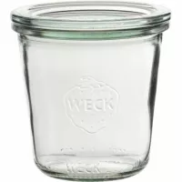 Słoiki do przetworów Weck 290 ml, z pokrywką, zestaw 4 sztuki