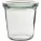 Słoiki do przetworów Weck 290 ml, z pokrywką, zestaw 4 sztuki