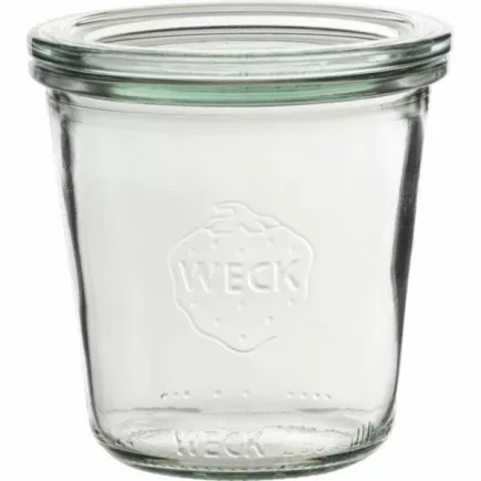 Słoiki do przetworów Weck 290 ml, z pokrywką, zestaw 4 sztuki