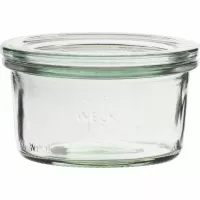 Słoiki do przetworów Weck 165 ml, z pokrywką, zestaw 6 sztuk