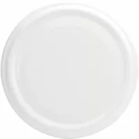 Zakrętki do słoików Gastro zestaw 10szt, białe, średnica 70 mm