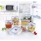 Nádoba na potraviny skleněná Luminarc Pure Box 1220 ml, čtvercová