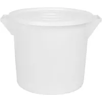 Sud na potraviny plast 35 l, bílý, s víkem