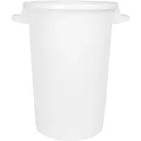 Sud na potraviny plast 75 l, bílý, s víkem