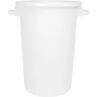 Sud na potraviny plast 100 l, bílý, s víkem