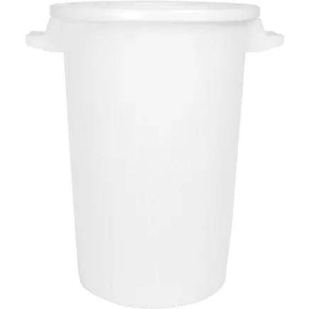 Sud na potraviny plast 100 l, bílý, s víkem
