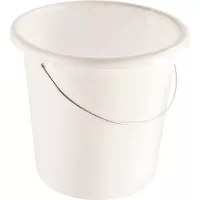 Wiaderko plastikowe 10 l Gastro, białe