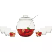 Bowle set Bohemia Cristal Libera 9 ks