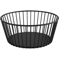Košík kovový APS Urban 20 cm, černý