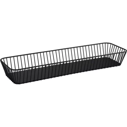 Košík kovový APS Urban 53x16,2 cm GN 2/4, černý