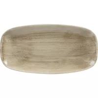Talerz płytki Churchill Patina Antique Taupe 35,5x18,9 cm