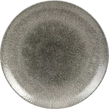 Talíř mělký Churchill Raku Quartz Black 28,8 cm