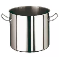 Garnek do zupy ze stali nierdzewnej ilios 24 cm, wysoki