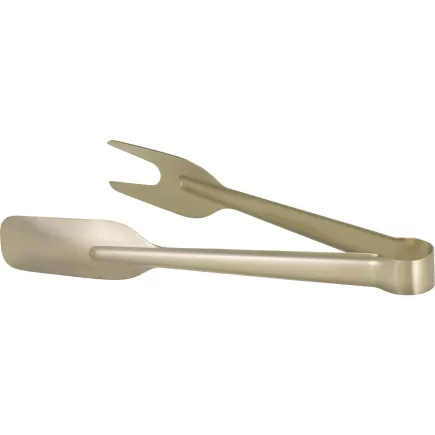 Kleště servírovací nerezové 24 cm, champagne