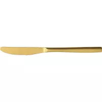 Jídelní nůž nerezový Barcelona 22,1 cm, zlatý