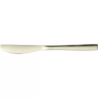 Nóż stołowy ze stali nierdzewnej Barcelona 22,1 cm, kolor szampański