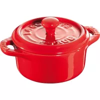Mini Cocotte okrągły Staub 200 ml, czerwony