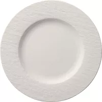 Talerz płytki Villeroy & Boch Manufacture Rock 27 cm, biały