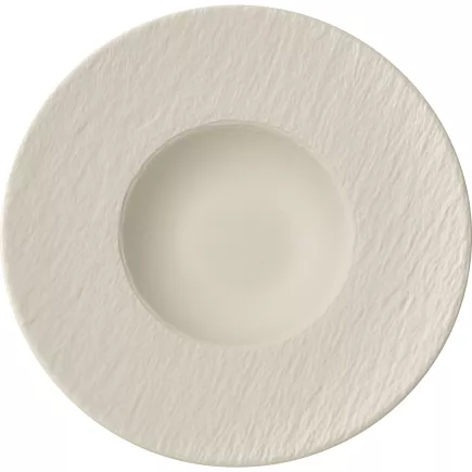 Talerz głęboki Villeroy & Boch Manufacture Rock 29 cm, biały