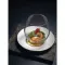 Talíř mělký Villeroy & Boch Manufacture Rock 25 cm, černý, vyvýšený okraj