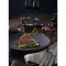 Talerz deserowy Villeroy & Boch Manufacture Rock 16 cm, czarny