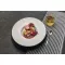 Talerz deserowy Villeroy & Boch Manufacture Rock 21 cm, biały