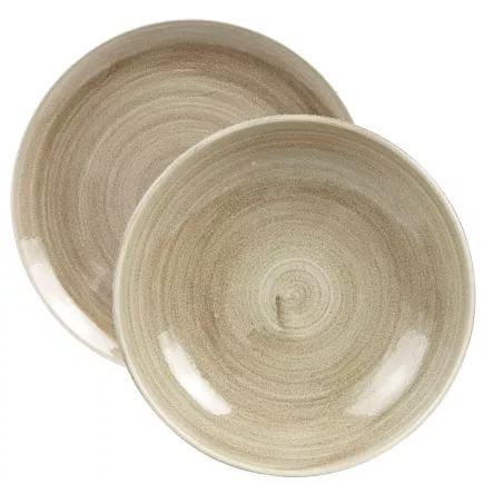 12-częściowy komplet talerzy Churchill Patina Antique Taupe