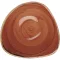 Talerz głęboki Churchill Stonecast Spiced Orange 23,5 cm, trójkątny