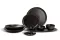 Spodek pod filiżankę do espresso i kawy F2D Ceres Black 14 cm