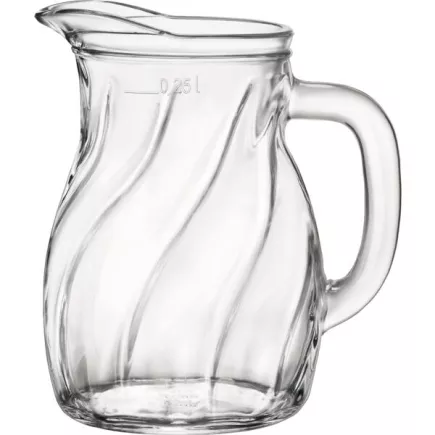 Džbán skleněný Bormioli Rocco Bistro Twist 0,25 l