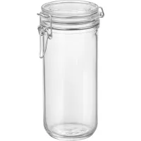 Zavařovací sklenice Bormioli Rocco Fido 1000 ml, rovná, s patentním obloučkovým uzávěrem