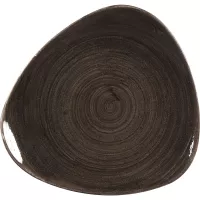 Talerz płytki Churchill Stonecast Iron Black 31,1 cm, trójkątny
