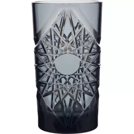 Polykarbonátová sklenice 470 ml, šedá s dekorem
