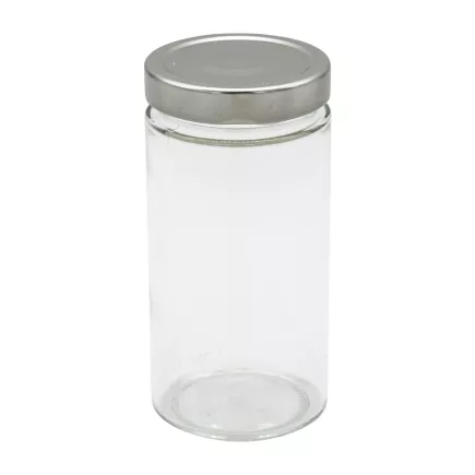 Zavařovací sklenice Gastro Elena 500 ml, víčko šroubovací stříbrné, sada 6ks