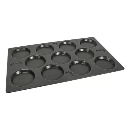 Blacha do pieczenia  racuchów AMT Gastroguss GN 1/1 53x33 cm, dla 11 szt.