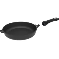 Żeliwna patelnia AMT Gastroguss 28 cm, odpowiednia do indukcji, ze zdejmowanym uchwytem